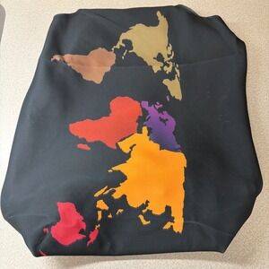 19-21" Elastic Luggage Suitcase Protector Cover Travel Cover World Map Lugg Tag